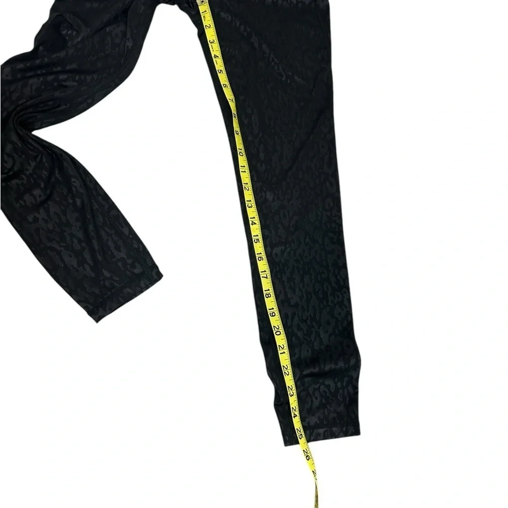 Sweaty Betty All Day Leggings Black Animal Print Full Length Power Sz S